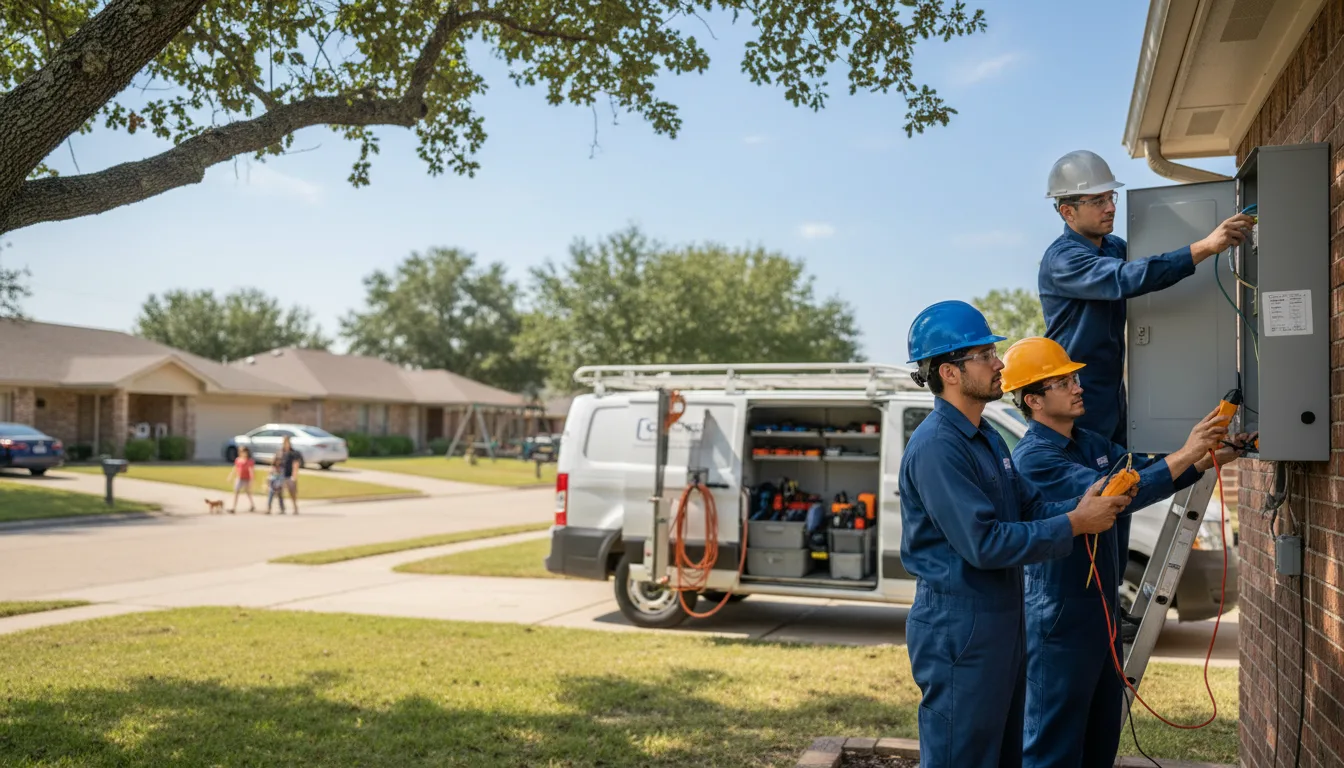 Certified electrician providing emergency electrical services in Eldorado, TX